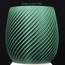 Load image into Gallery viewer, Stylized Spiral Planter with Drainage Tray