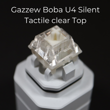 Load image into Gallery viewer, Gazzew Boba U4 Silent Tactile with RGB clear top