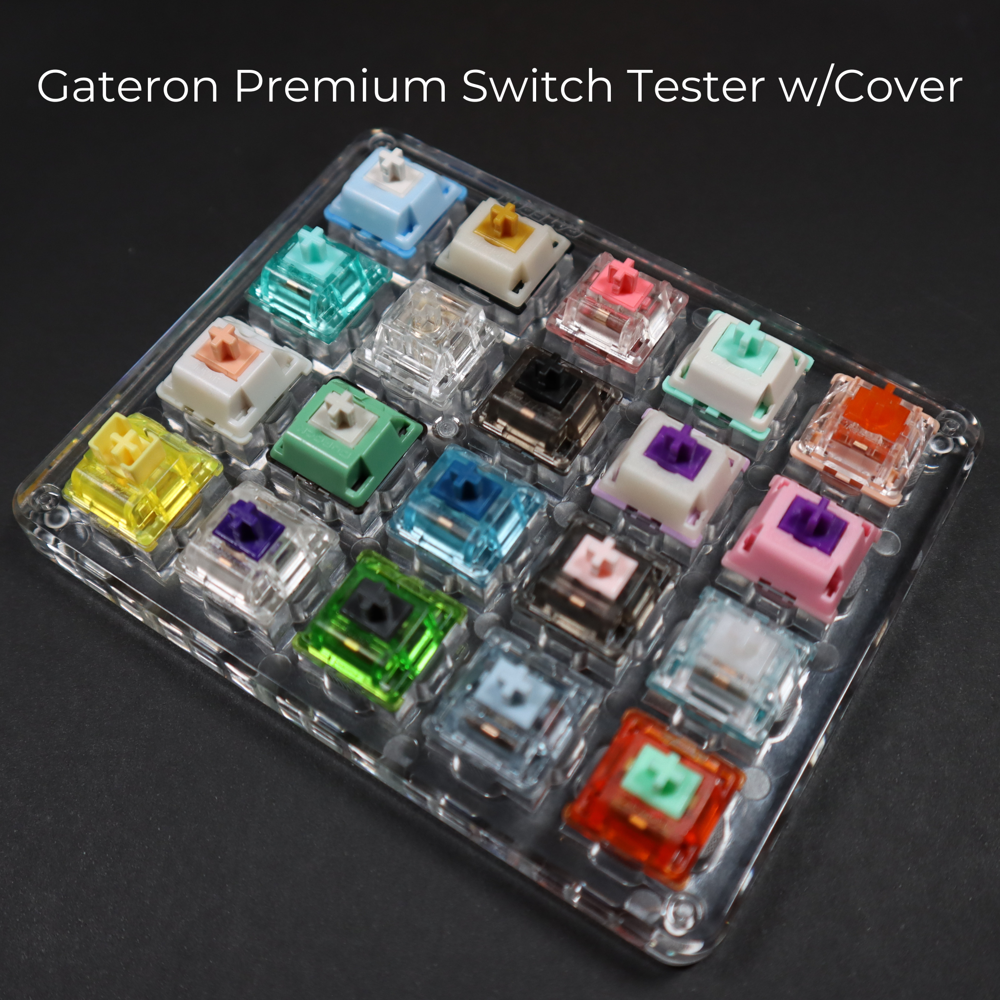 Gateron Premium Switch Case-Tester with Cover – Stupid Bullets Tech