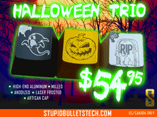 Load image into Gallery viewer, Artisan Cap #6 Halloween set of 3!