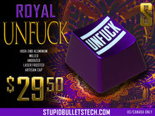 Load image into Gallery viewer, Artisan Cap #5 The Royal UNFU*K