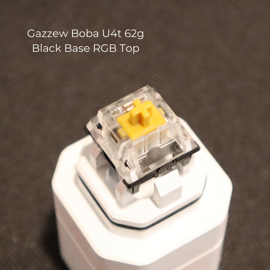 Gazzew Boba U4t Black base RGB top 62g